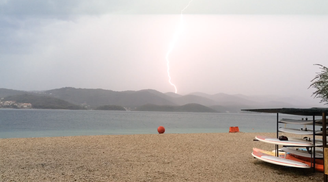 Extreme weather conditions at Peljesac